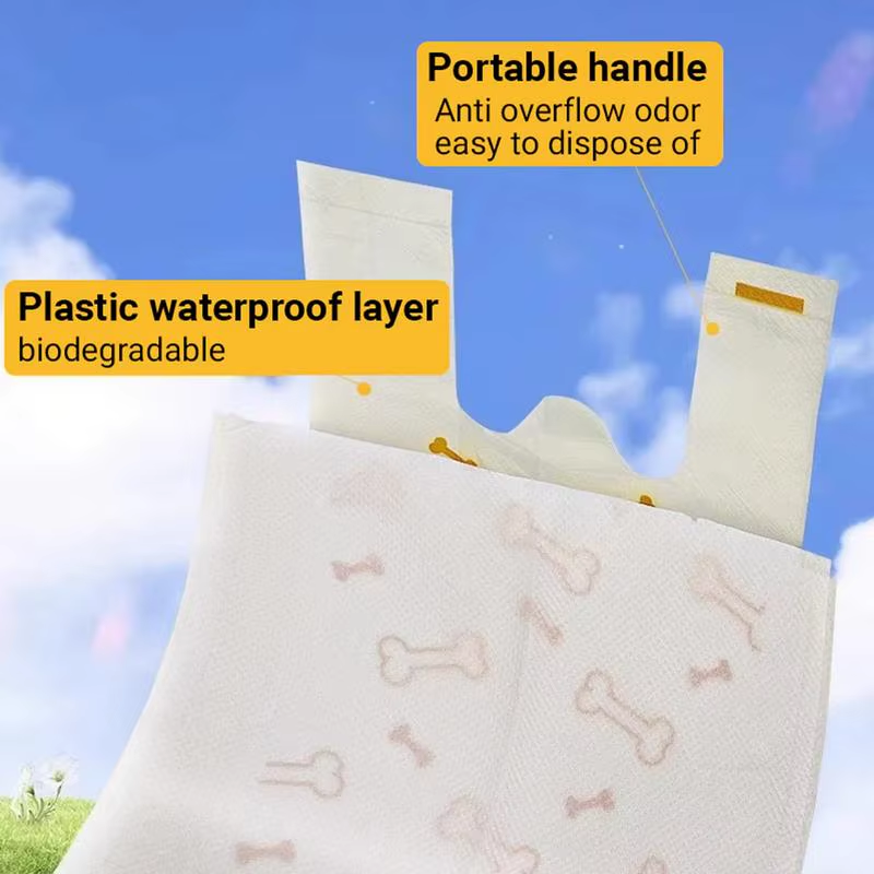 Pet Waste Bags 100X Double Layer Dog Poop Waste Bags Leak-Proof Odor Control Flu