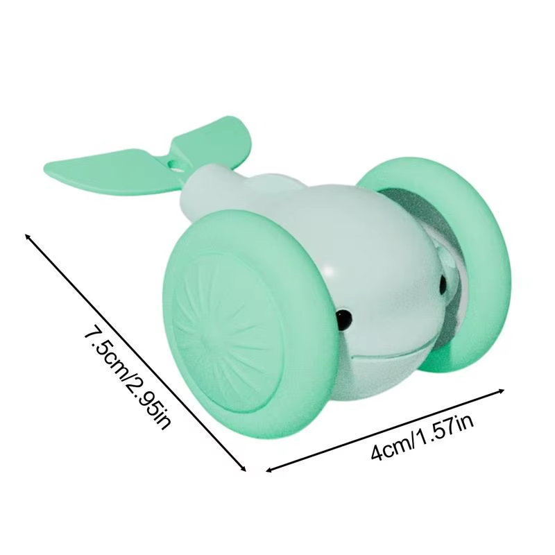 Interactive Cat Ball Little Whale Shape Electric Cat Ball Toy Stimulating Rechar