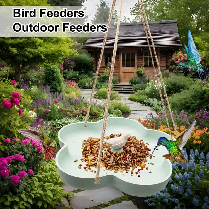 Bird Water Feeder Weather-Resistant Eco-Friendly Large Bird Feeder Multi-Functio