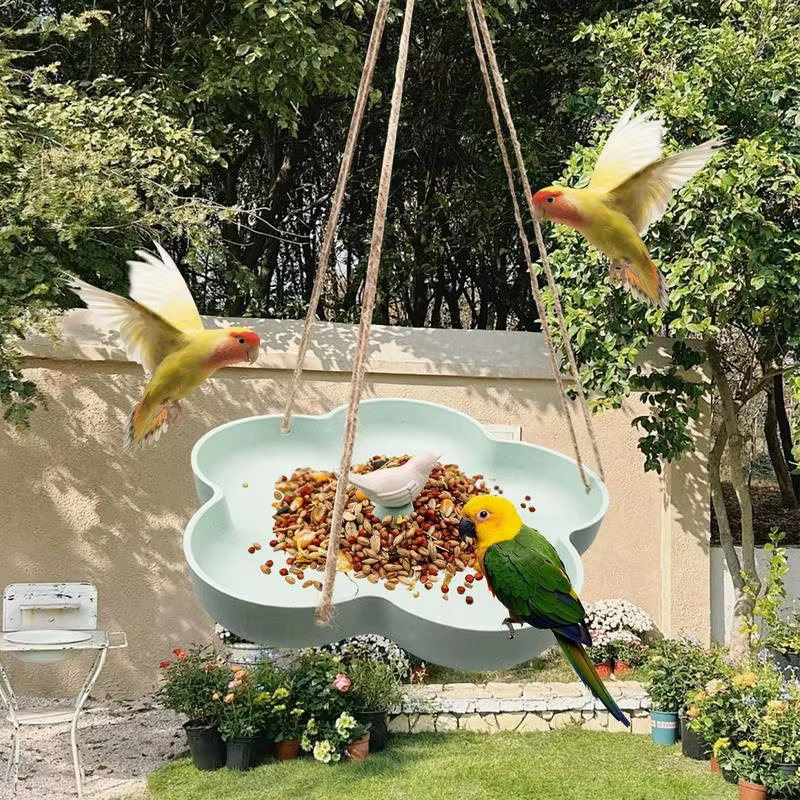 Bird Water Feeder Weather-Resistant Eco-Friendly Large Bird Feeder Multi-Functio
