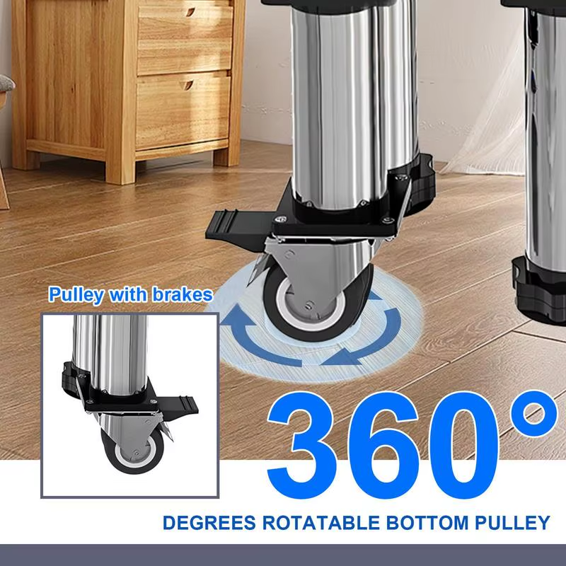 Washer Stand Adjustable Washer Pedestal Multi-Functional Mobile Base for Dryer R