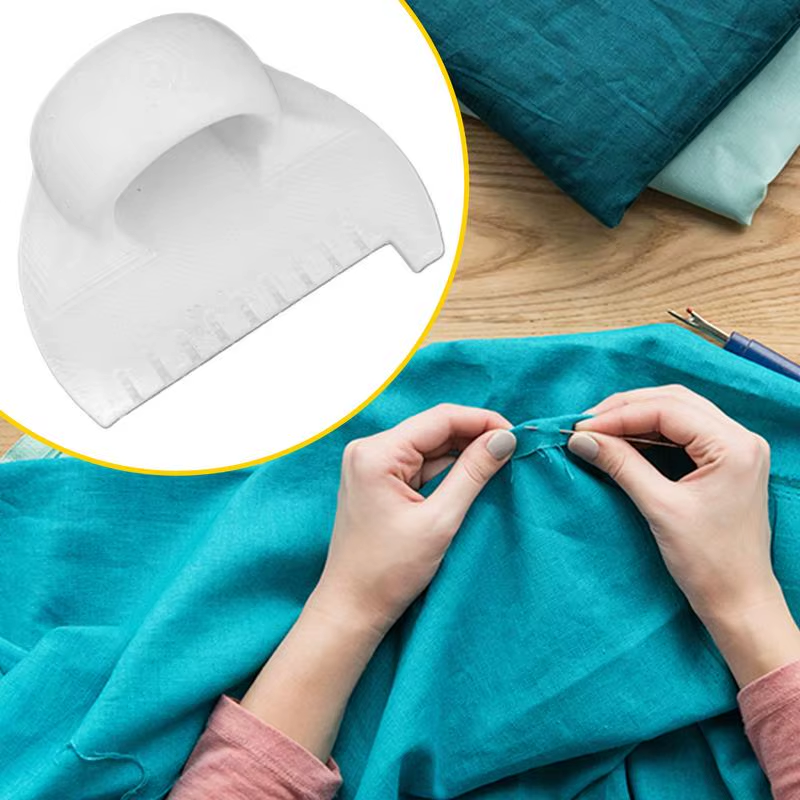 Sewing Seam Guide Hemmer Guide Seam Multifunctional Hemmer Ruler with Scale for