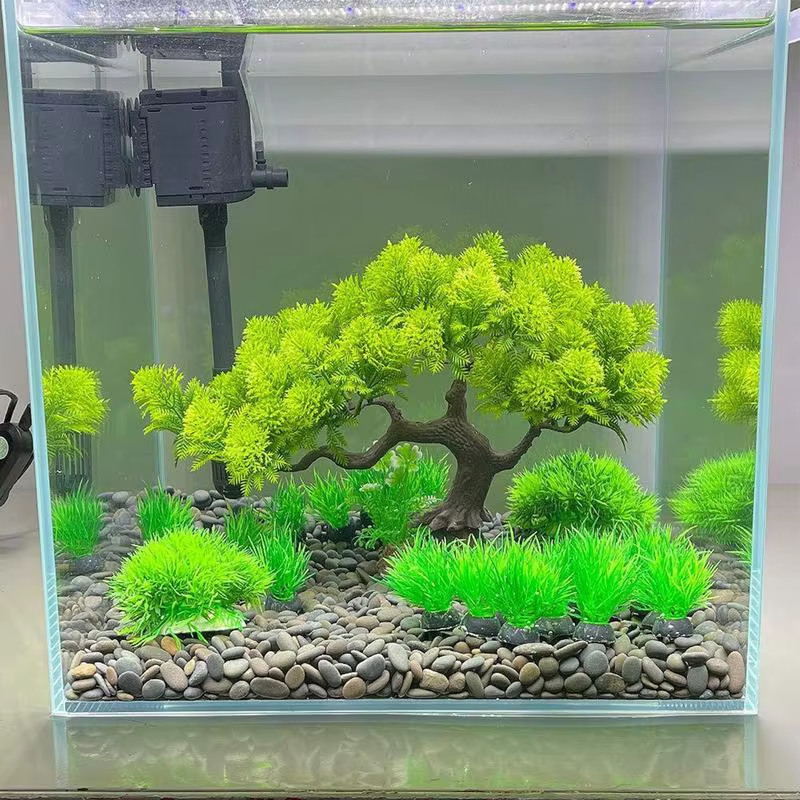 Artificial Water Plants Kit Simulation Betta Tank Plants Set Decorative Aquarium