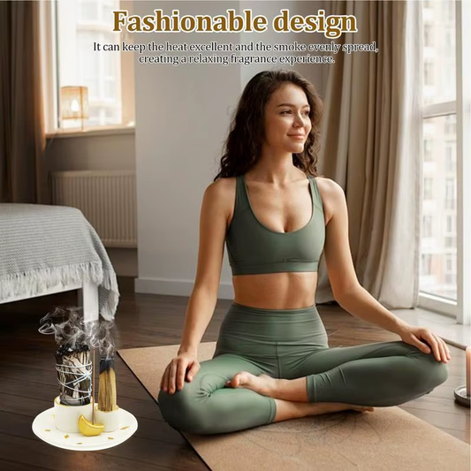 Ceramic Incense Holder Ceramic Incense Stick Burner Multi-Purpose Friends Family