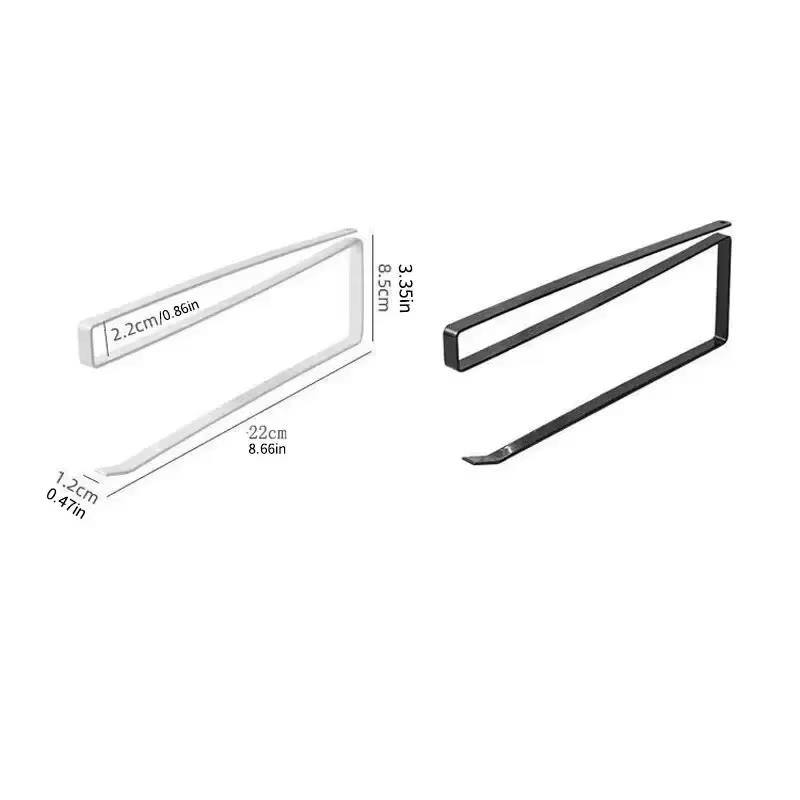 Paper Roll Holder Towel Rack Cling Film Storage Rack Bathroom No Punching Storag