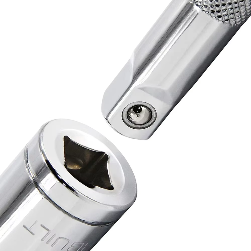 11Pcs Metric Long Chrome Socket Set 1/4-Inch Drive 6-Point Deep Socket from 4 Mm