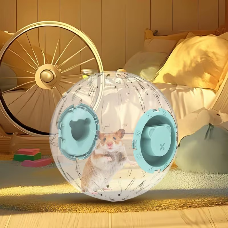 Guinea Pigs Running Ball Toy Comfortable Stress Relief Hamster Ball Transparent