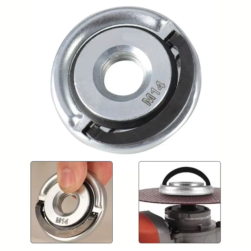 M14 Angle Grinder Quick Release Self-Locking Grinder Pressing Plate Flange Nut P
