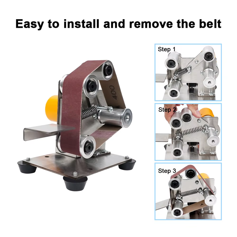 Mini Belt Grinding Machine Tool Sharpening Machine Sanding Grinding Electric San