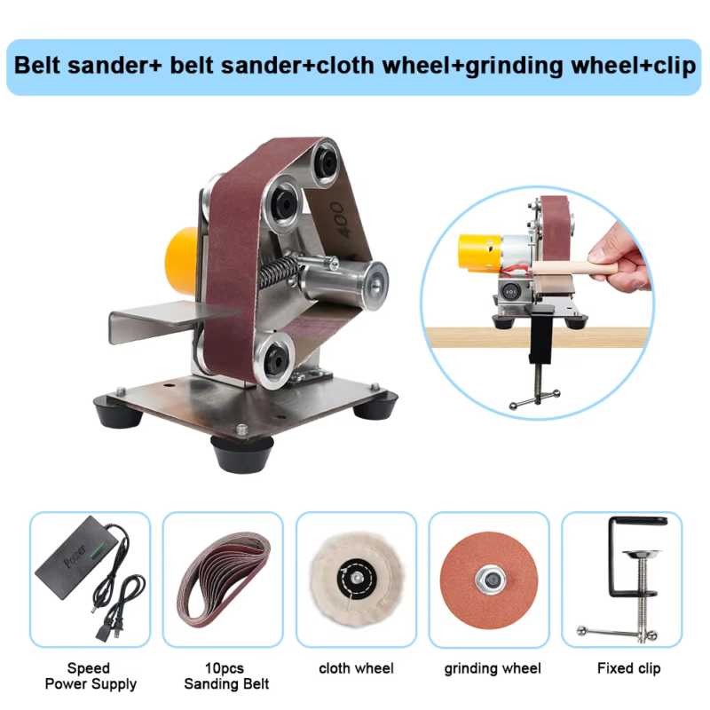 Mini Belt Grinding Machine Tool Sharpening Machine Sanding Grinding Electric San
