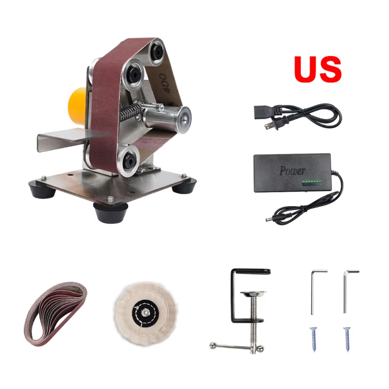 Mini Belt Grinding Machine Tool Sharpening Machine Sanding Grinding Electric San