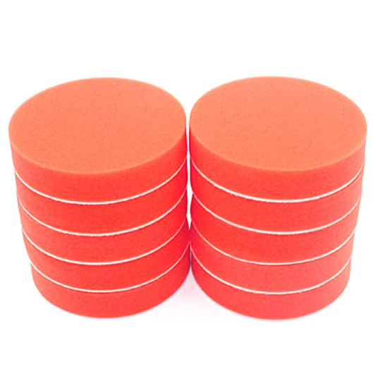 10Pc 180Mm 7 Inch Flat Sponge Gross Polishing Buffing Pad Kit for Car Polisher C