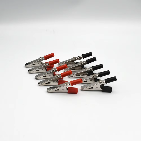 10 Pieces Metal Alligator Clips Test Clips, Electronic Product Test Clips with S