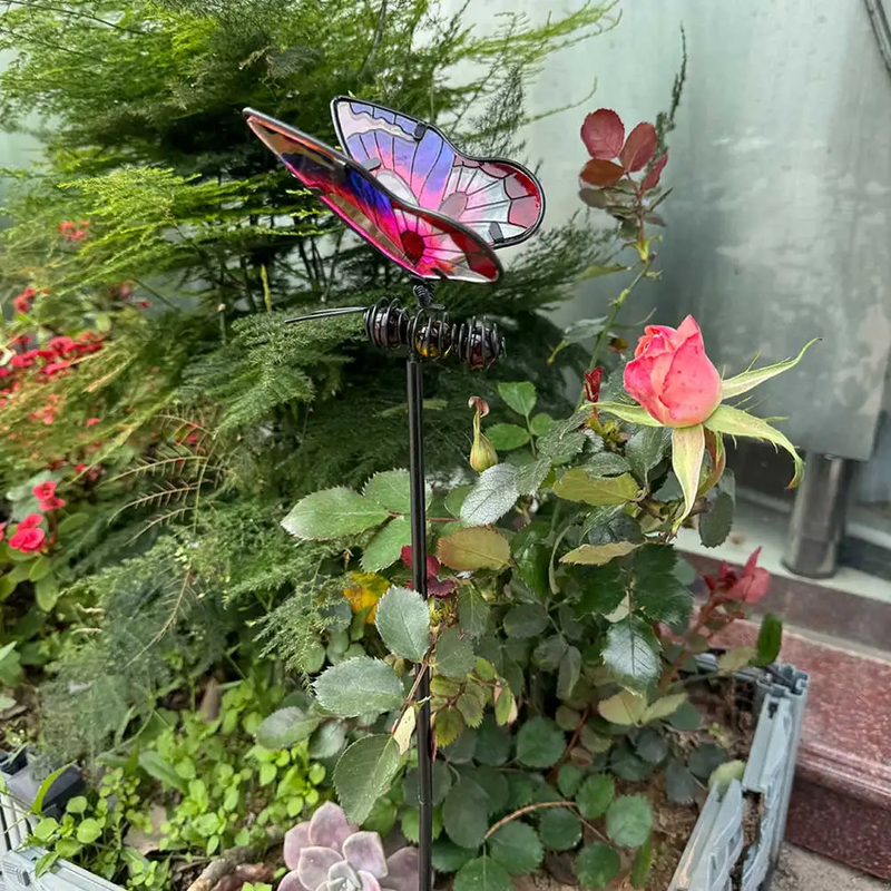 Butterfly/Dragonfly Metal Lawn Ornaments Decorative Garden Decorations Yard Art