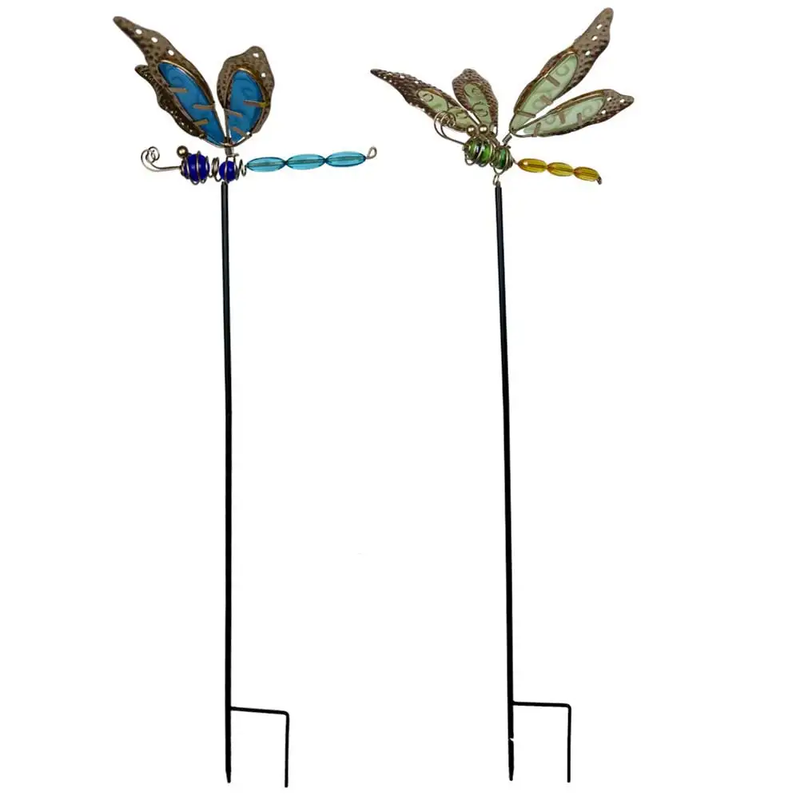 Butterfly/Dragonfly Metal Lawn Ornaments Decorative Garden Decorations Yard Art