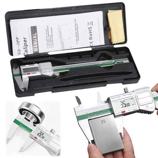 Digital Caliper Measuring Tool Stainless Steel Vernier Caliper Fraction/Mm/Inch