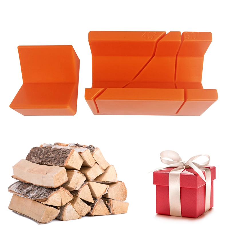 Miter Saw Box 45/90 Degree Miter Box Angle Slot Types Plastic Saw Box Preset Cut