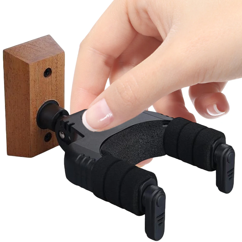 Guitar Holder Hook U Shaped Guitar Wall Mount Hanger Universal Plastic Guitar Ha