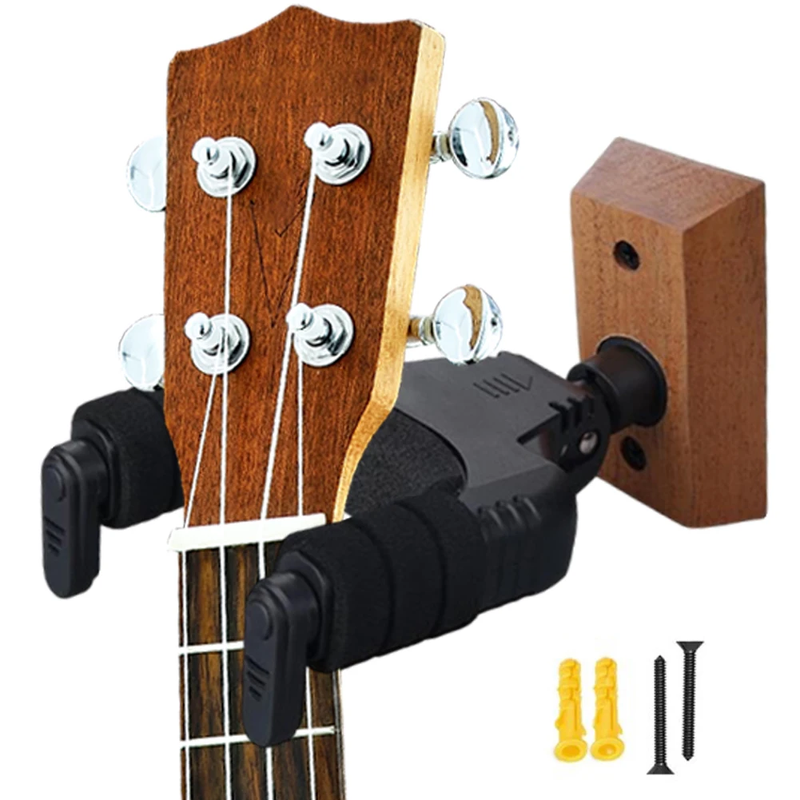 Guitar Holder Hook U Shaped Guitar Wall Mount Hanger Universal Plastic Guitar Ha