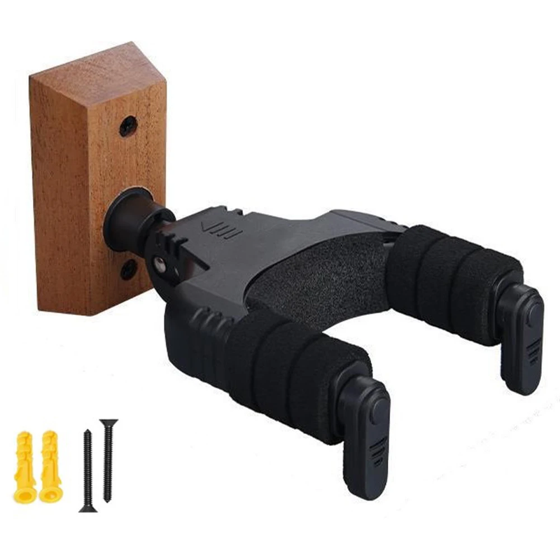 Guitar Holder Hook U Shaped Guitar Wall Mount Hanger Universal Plastic Guitar Ha