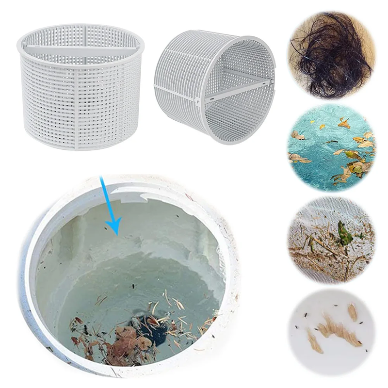 Skimmer Filter Basket for Inground Pool Swimming Pool Skimmer Basket Replacement