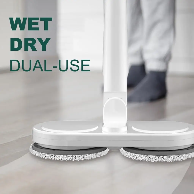 Wireless Electric Spin Mop Cleaner Automatic 2 in 1 Wet & Dry Home Cleaner Car G