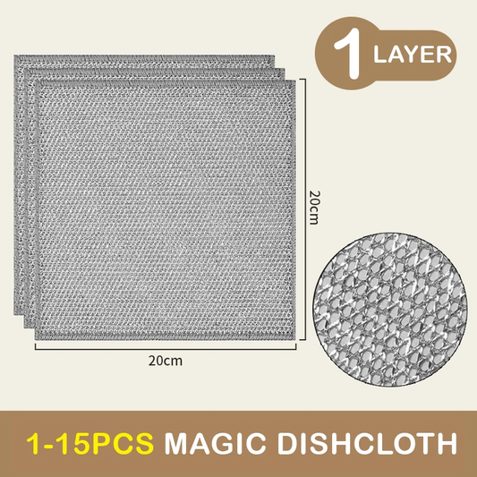 Dishcloth for Kitchen Magic Towel Kitchen Cloths Thickened Microfiber Wash Cloth