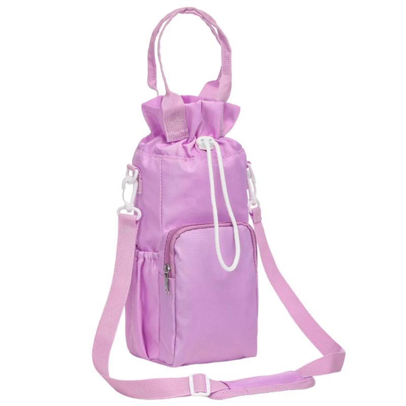 Water Bottle Holder with Strap Adjustable Strap Crossbody Water Bottle Bag with