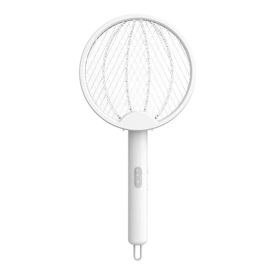 Foldable Electric Fly Swatter Rechargeable Mosquito Swatter Safe Fly Killer and