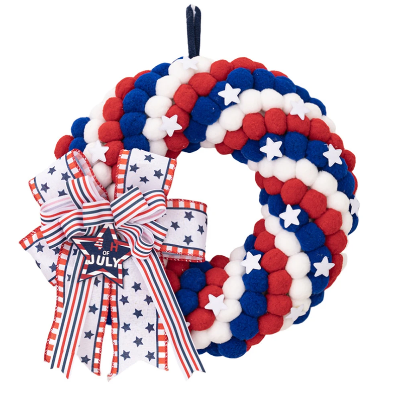 Love Wreath Independence Day Wreath Memorial Day Ornament