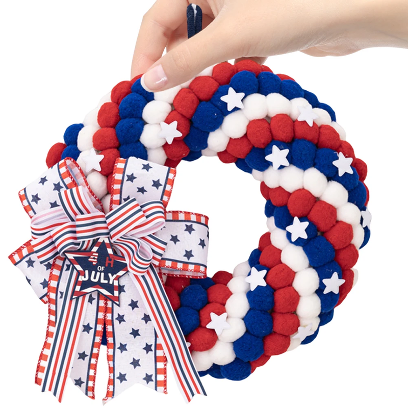 Love Wreath Independence Day Wreath Memorial Day Ornament
