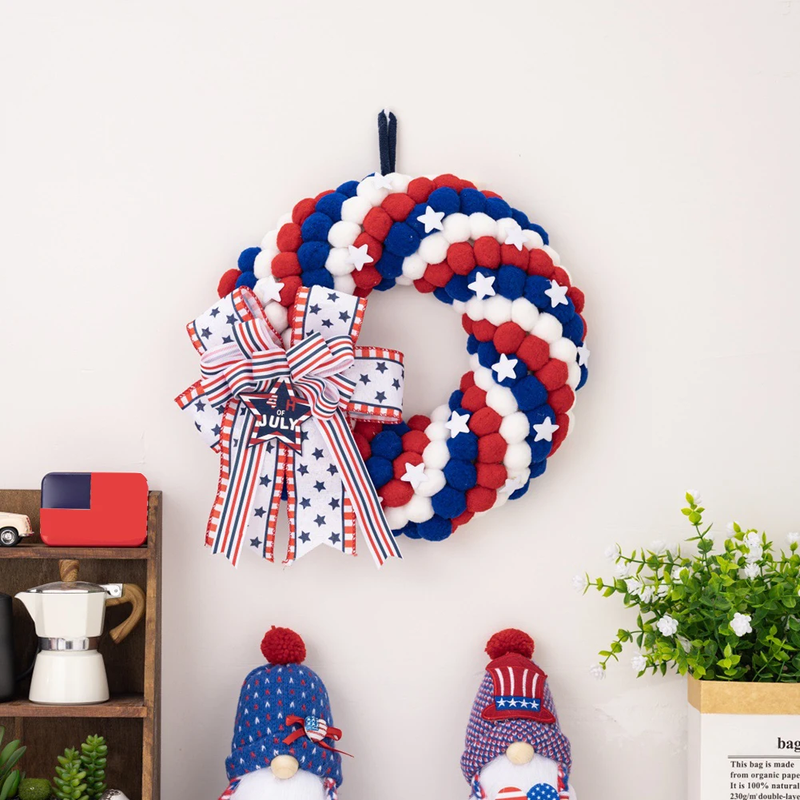 Love Wreath Independence Day Wreath Memorial Day Ornament