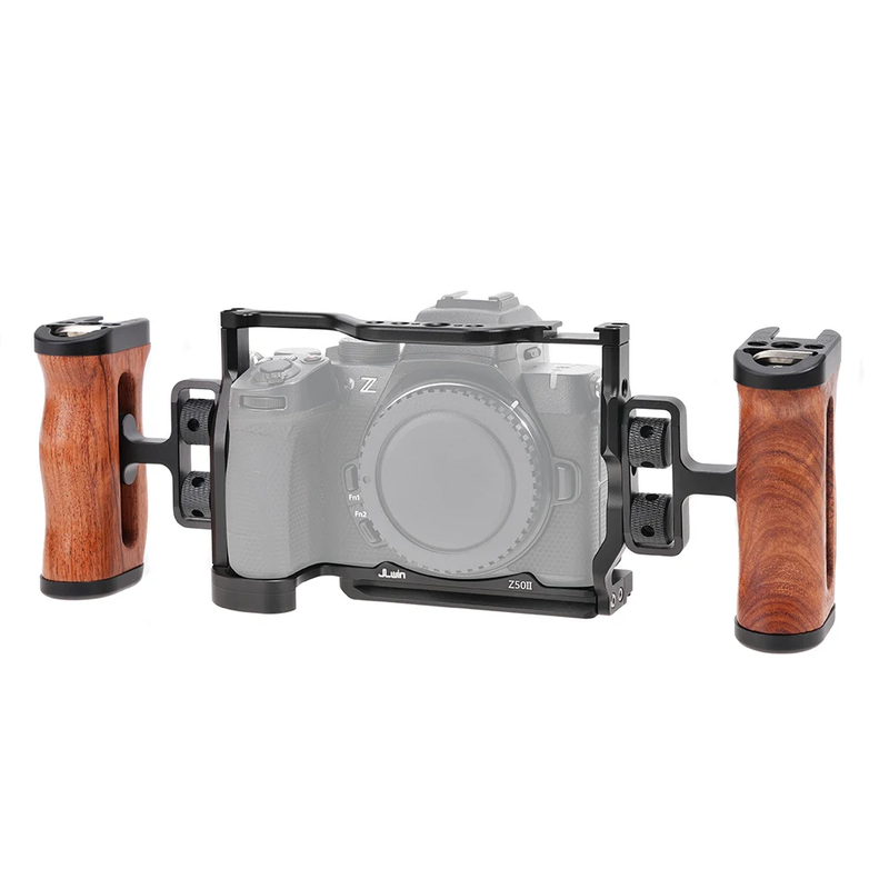 Camera Cage Aluminum Alloy Video Cage for Nikon Z50II Mirrorless Camera with Col