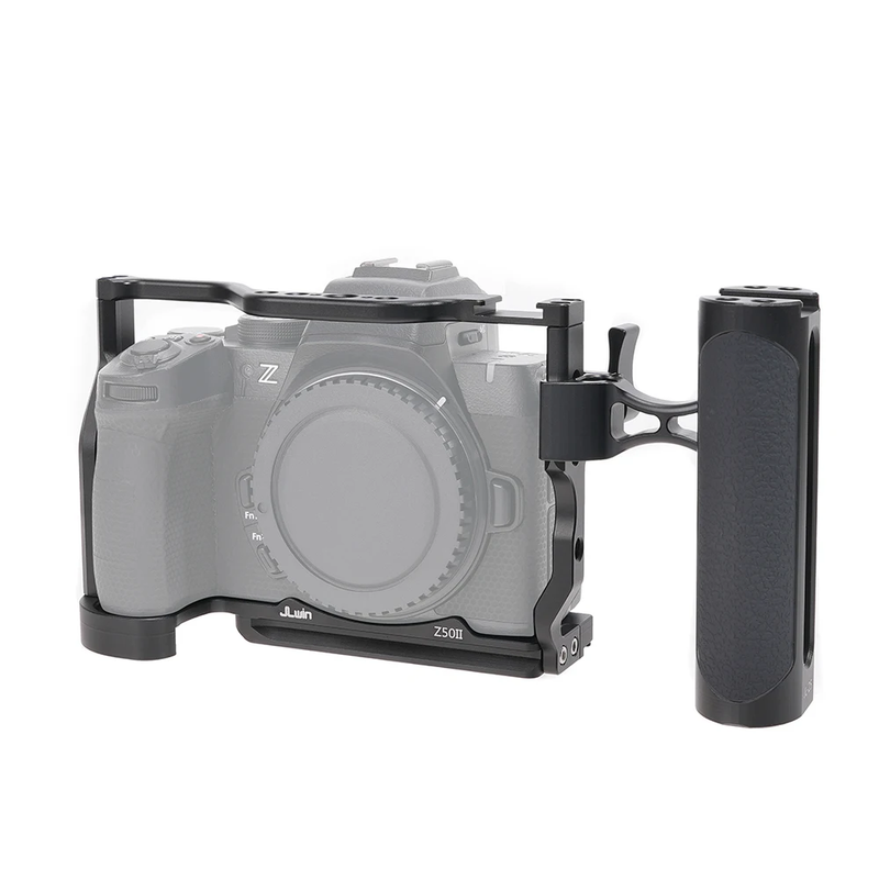 Camera Cage Aluminum Alloy Video Cage for Nikon Z50II Mirrorless Camera with Col