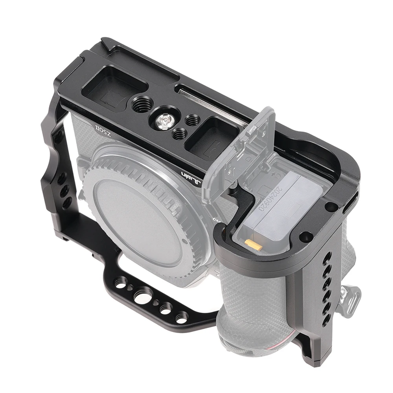 Camera Cage Aluminum Alloy Video Cage for Nikon Z50II Mirrorless Camera with Col