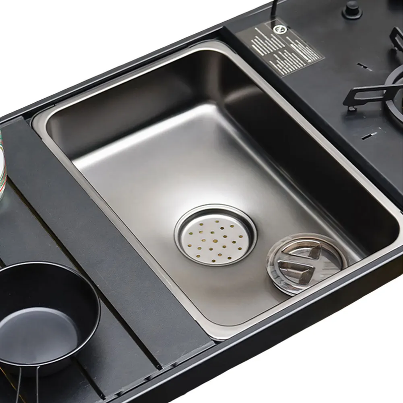 Stainless Steel Drain Basket Large Capacity IGT Folding Basket Leak Proof Dishwa