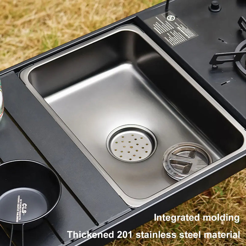 Stainless Steel Drain Basket Large Capacity IGT Folding Basket Leak Proof Dishwa