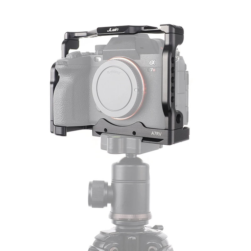 Camera Cage for Sony A7RV Aluminum Alloy Cage A7R5 to Mount Tripod Monitor Photo