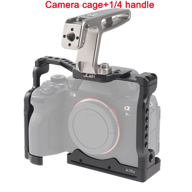 Camera Cage for Sony A7RV Aluminum Alloy Cage A7R5 to Mount Tripod Monitor Photo