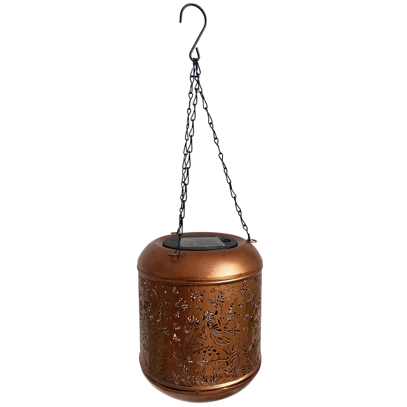 LED Solar Lantern IP65 Waterproof Outdoor Hanging Light Warm Light Landscape Dec