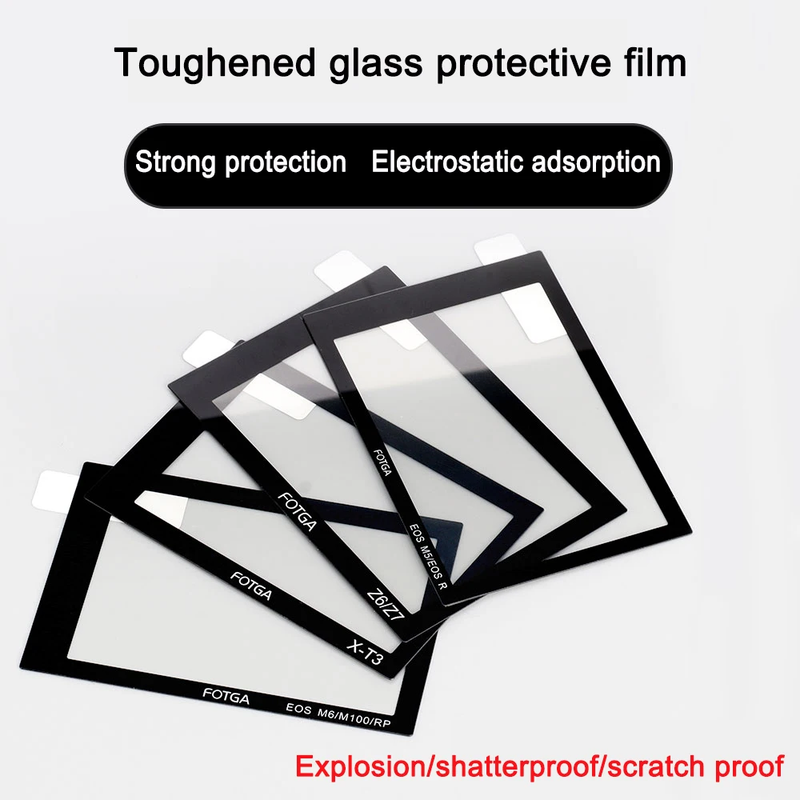 Ultra Clear Glass LCD Display Screen Protector PET Film Cover for Fuji XT3 for N