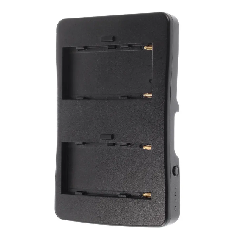 NP-F Battery External to V-Mount Adapter Plate Converter for 2 Sony NP-F970 NP-F