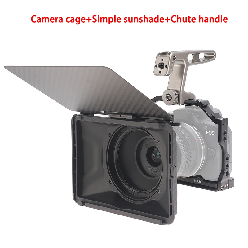 FOTGA R50 Cage for Canon R50 Camera with Quick Release Plate for Arca-Swiss Dual