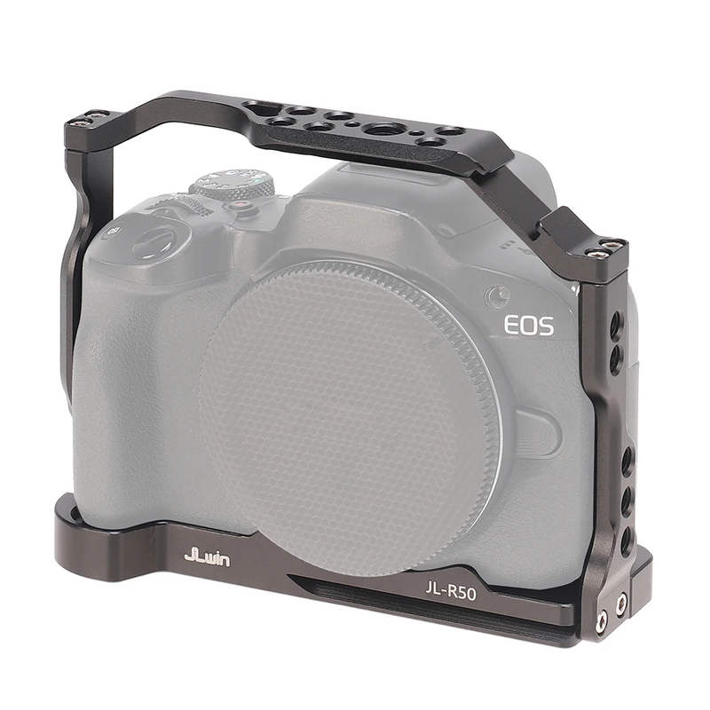 FOTGA R50 Cage for Canon R50 Camera with Quick Release Plate for Arca-Swiss Dual