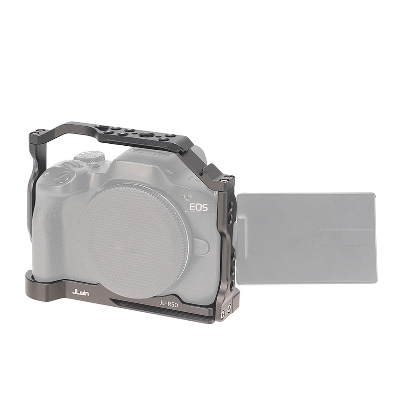 FOTGA R50 Cage for Canon R50 Camera with Quick Release Plate for Arca-Swiss Dual