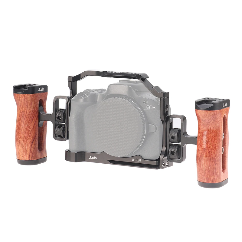 FOTGA R50 Cage for Canon R50 Camera with Quick Release Plate for Arca-Swiss Dual