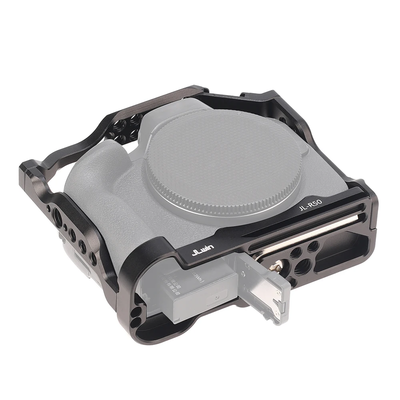FOTGA R50 Cage for Canon R50 Camera with Quick Release Plate for Arca-Swiss Dual