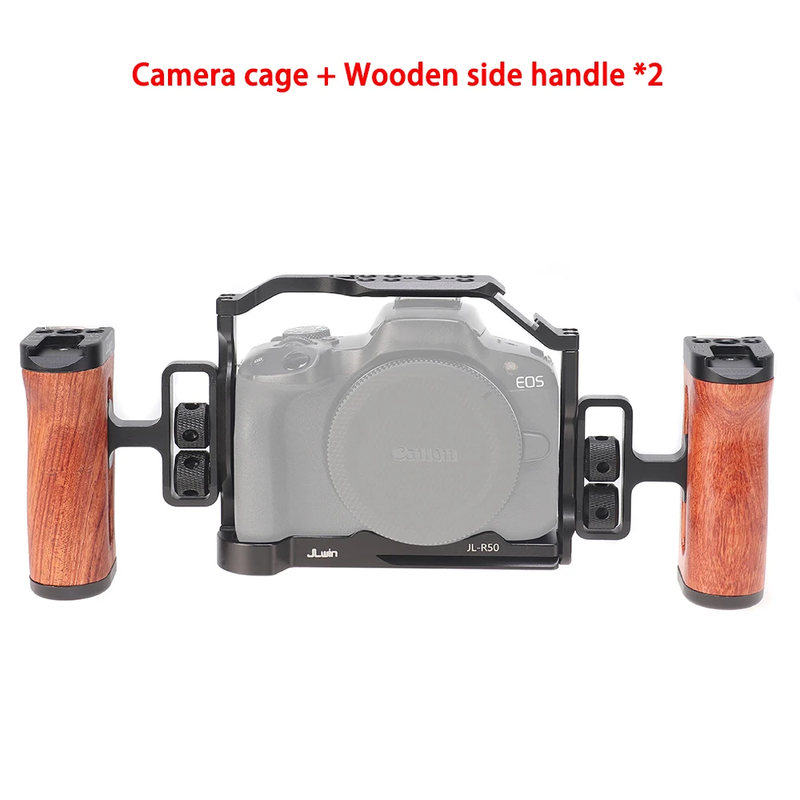 FOTGA R50 Cage for Canon R50 Camera with Quick Release Plate for Arca-Swiss Dual