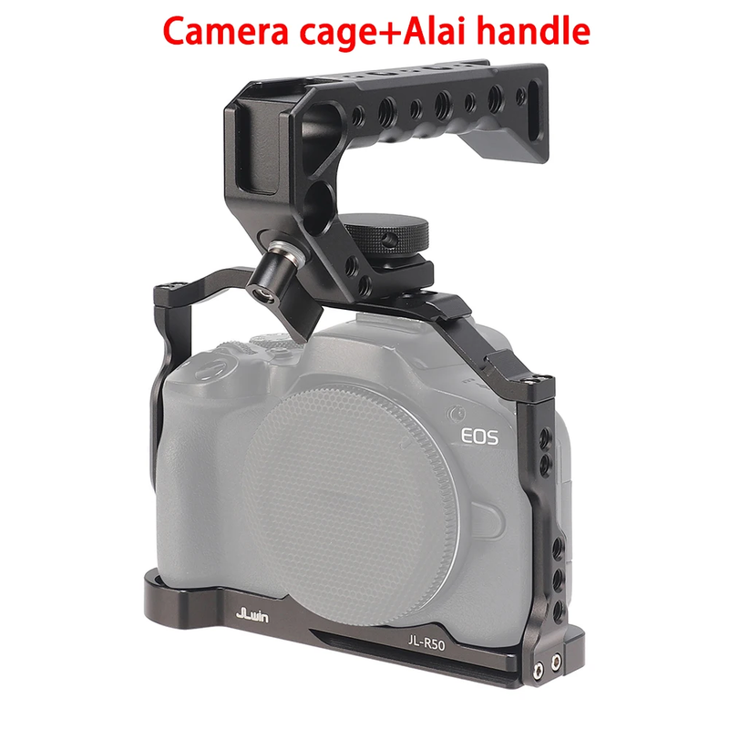 FOTGA R50 Cage for Canon R50 Camera with Quick Release Plate for Arca-Swiss Dual