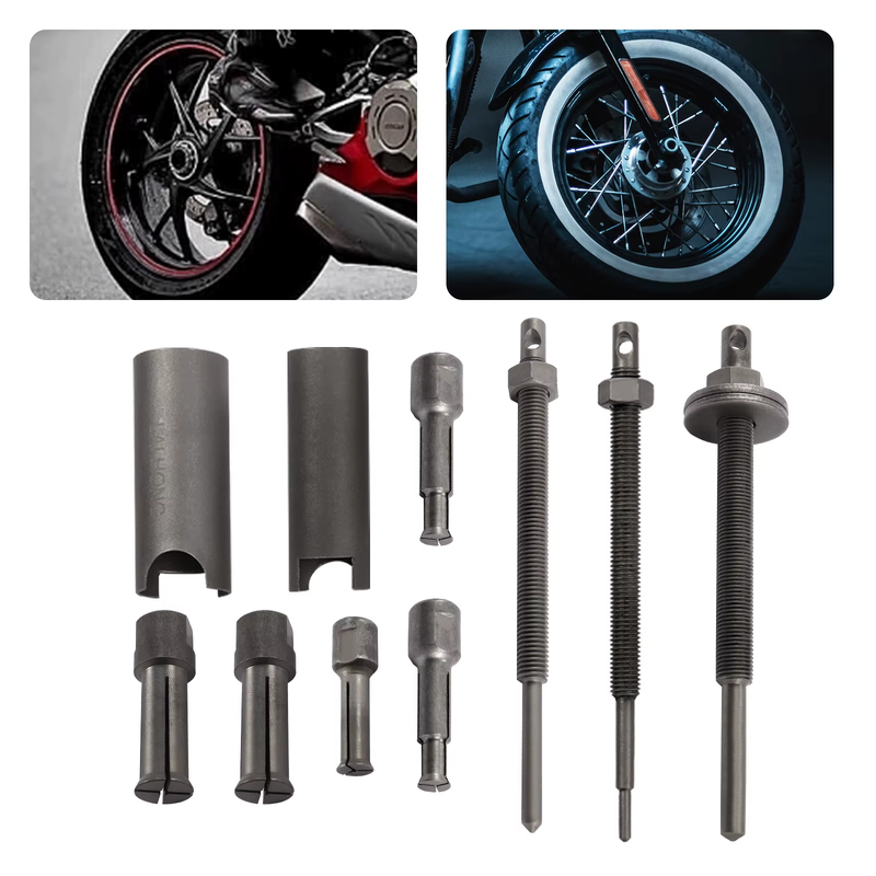 8PCS Motorcycle Bearing Pullers 9-30Mm Motorcycle Internal Bearing Removal Tool
